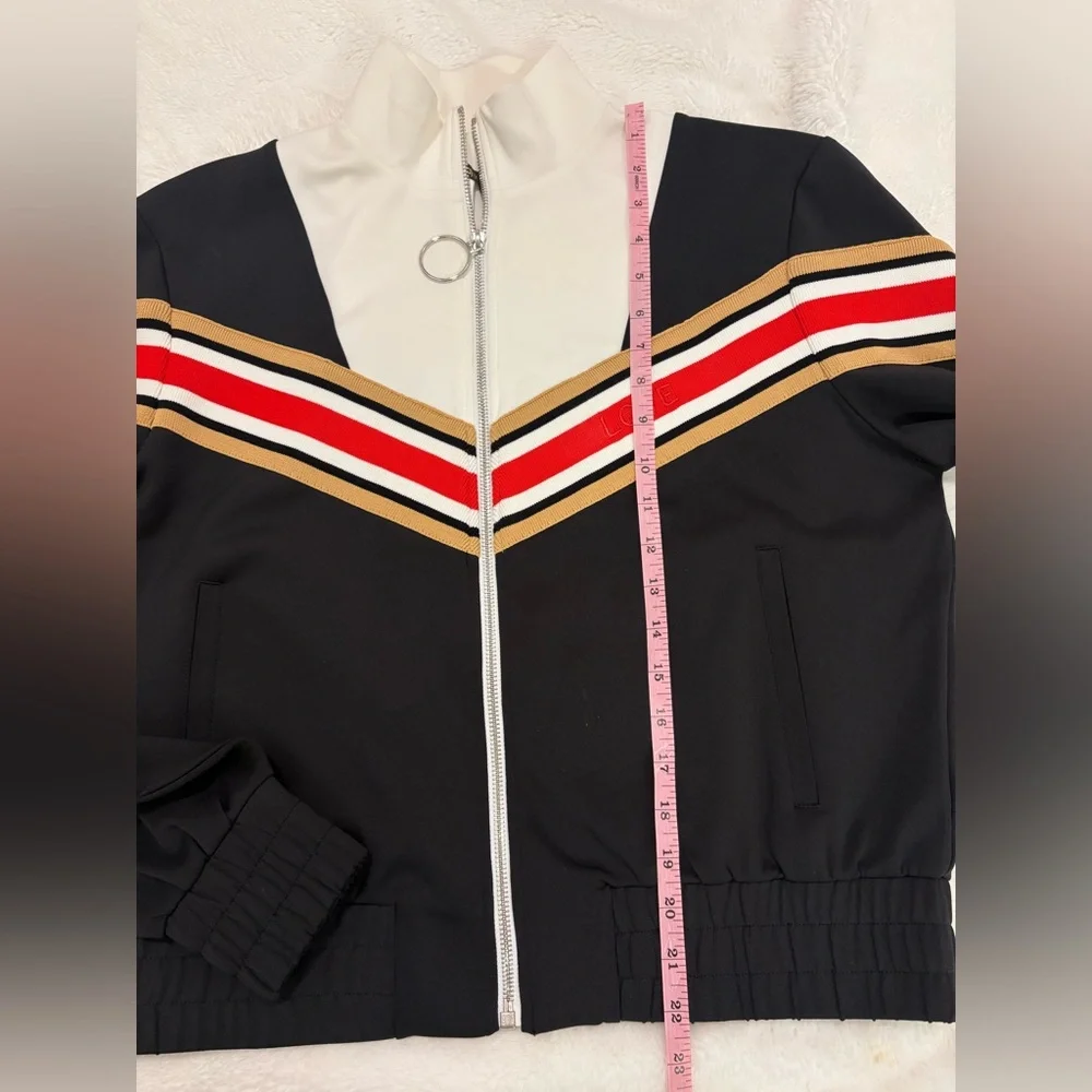 Make Thelo Love Striped Bomber Jacket Size 1 - Picture 10 of 13